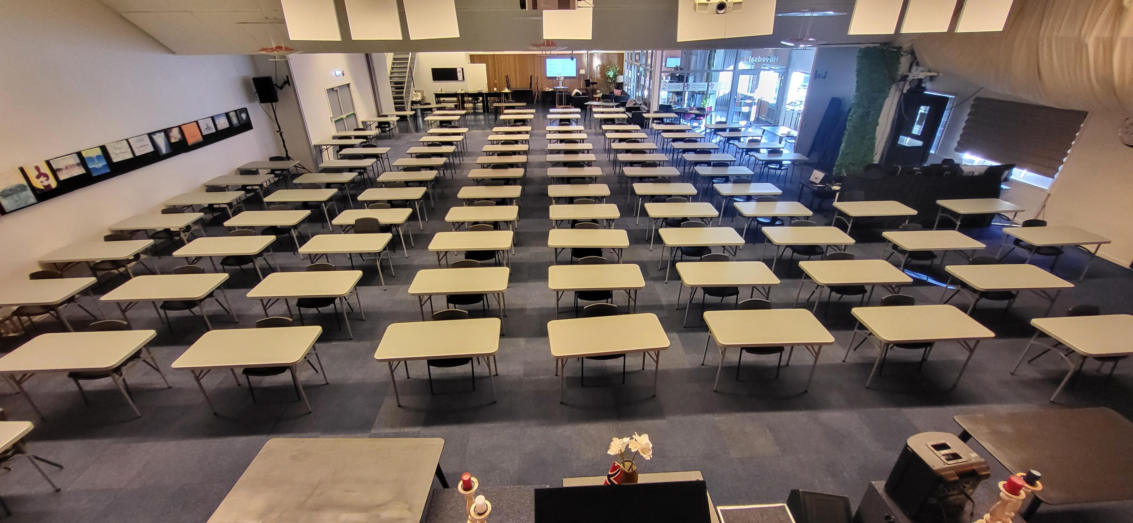 Eksamensoppsett med 130